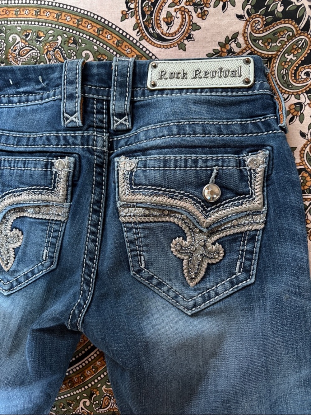Rock Revival Betty Skinny Jeans in Medium Blue Wash